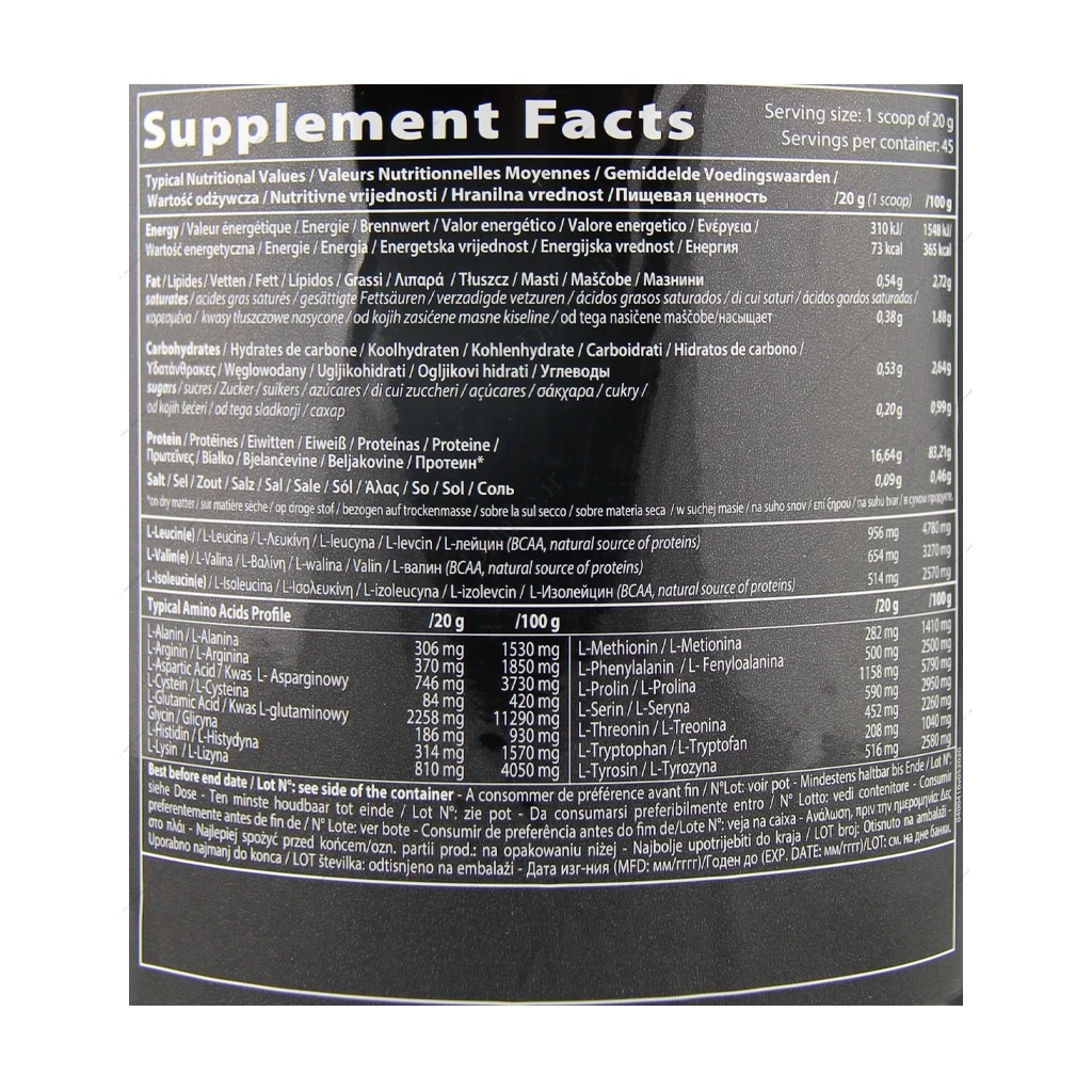 پودر پروتئین کازئین کیو ان تی 908 گرم